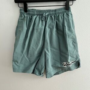 Champion mens blue/green shorts size small